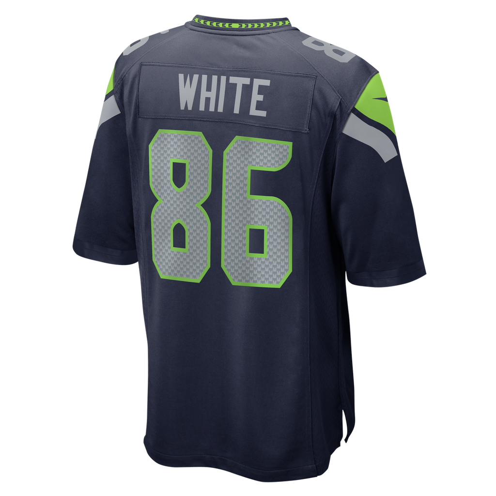 Ricky White Seattle Seahawks College Navy Team Game Jersey