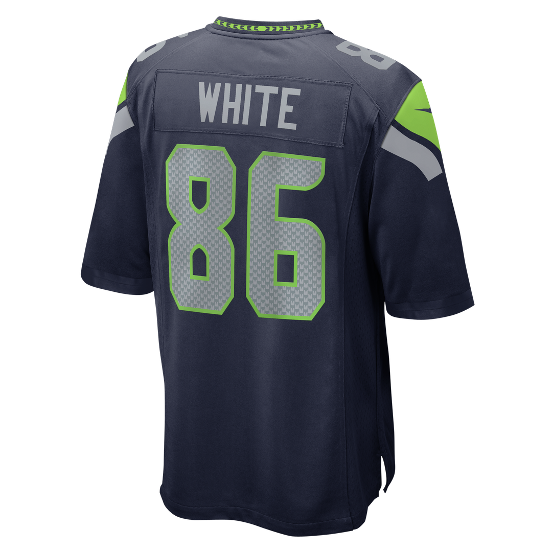 Ricky White Seattle Seahawks College Navy Team Game Jersey