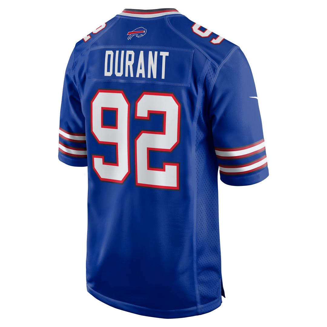 Zane Durant Buffalo Bills Royal Team Game Jersey