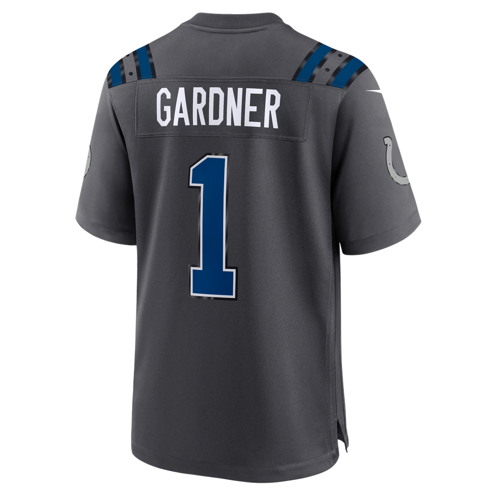 Ahmad Sauce Gardner Indianapolis Colts Anthracite 2026 Rivalries Collection Game Jersey
