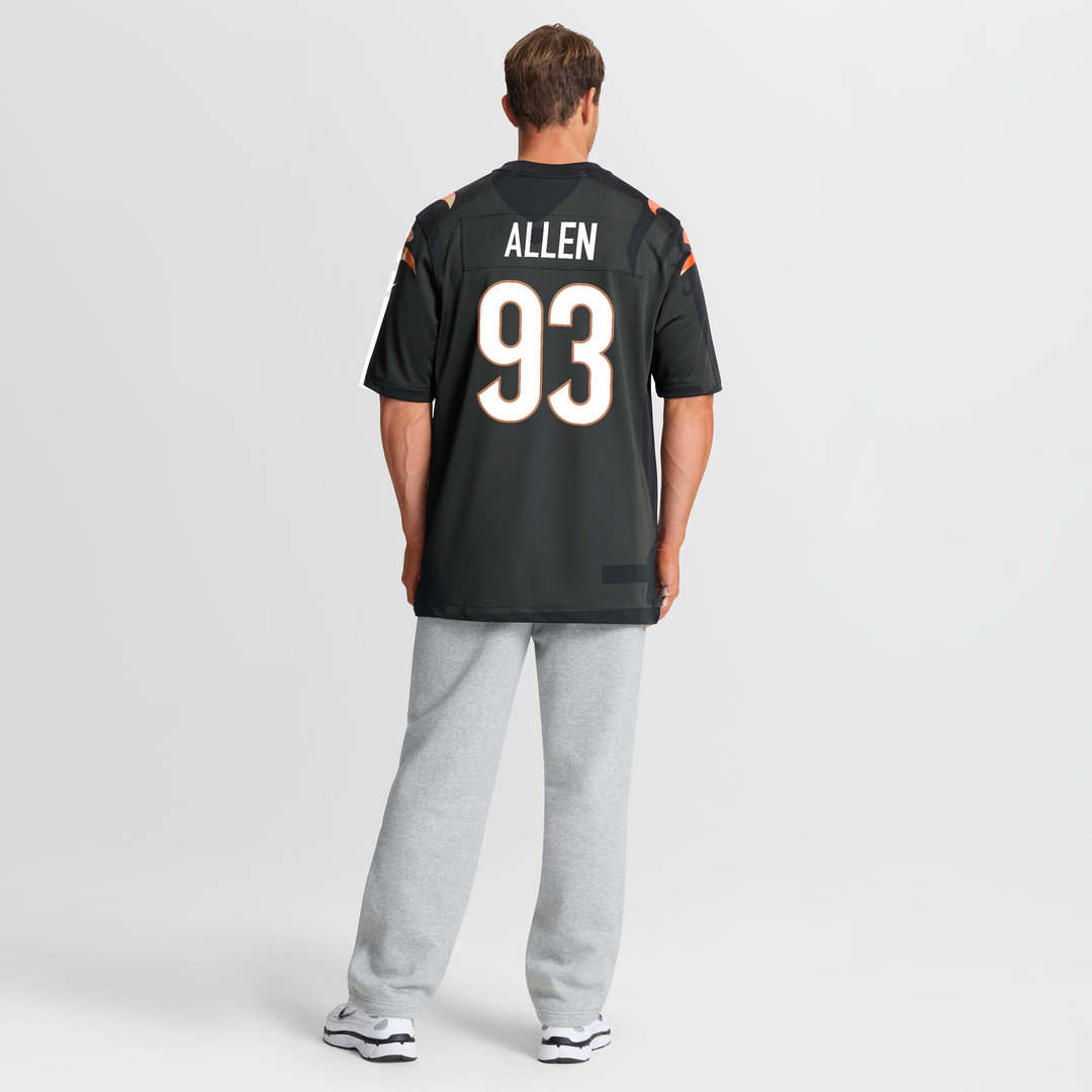 Jonathan Allen Cincinnati Bengals Black Team Game Jersey