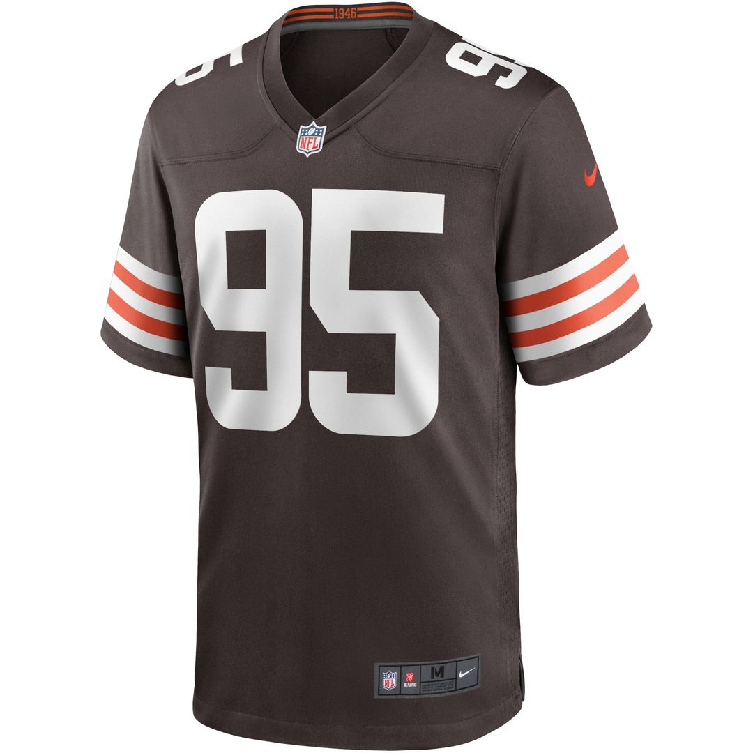 Myles Garrett Cleveland Browns Brown Game Player Jersey