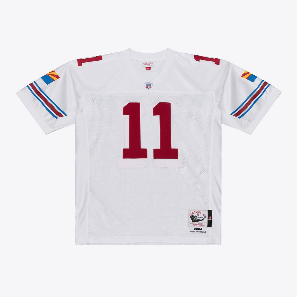 Larry Fitzgerald Arizona Cardinals White 2004 Authentic Throwback Jersey
