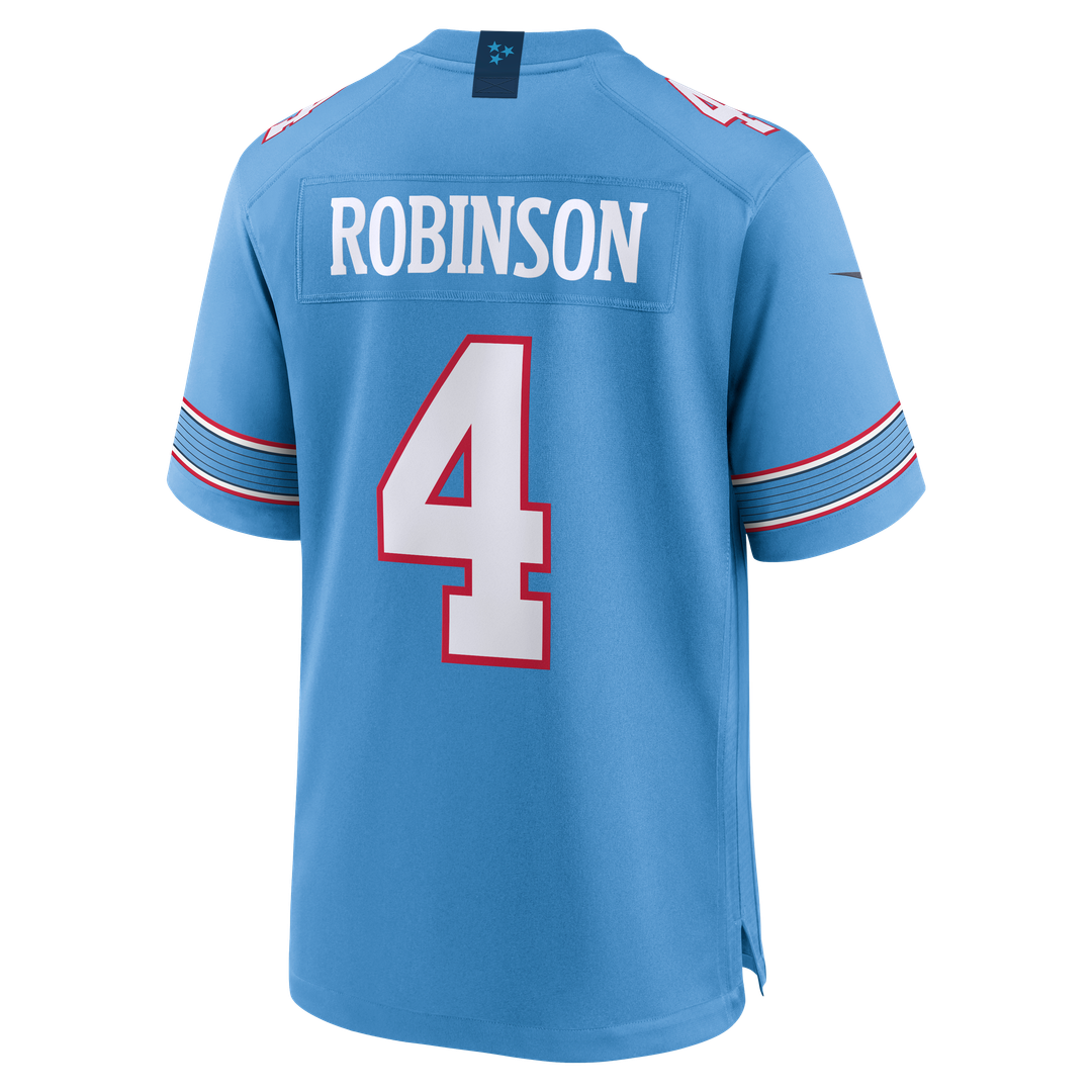 Wan'Dale Robinson Tennessee Titans Light Blue Team Game Jersey