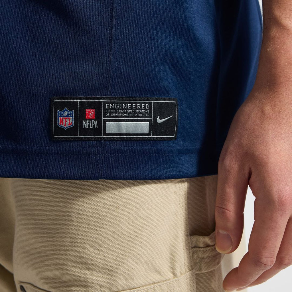 Drake Maye New England Patriots Navy Team Vapor F.U.S.E. Stitched Limited Jersey