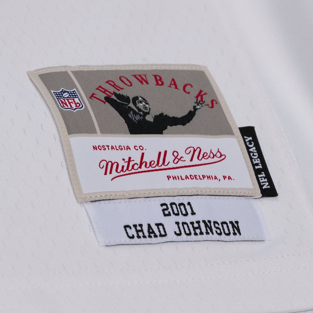 Chad Johnson Cincinnati Bengals White 2001 Legacy Replica Player Jersey