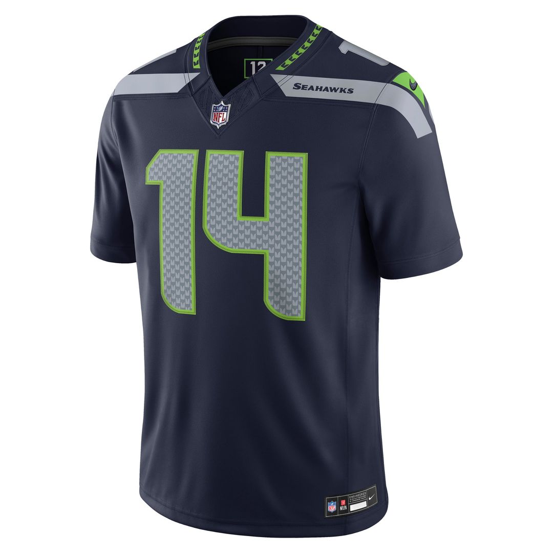 Sam Darnold Seattle Seahawks College Navy Team Vapor F.U.S.E. Stitched Limited Jersey