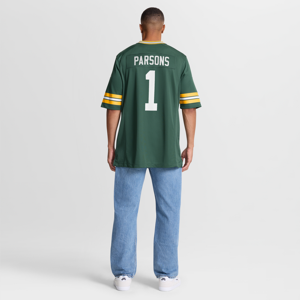 Micah Parsons Green Bay Packers White Game Player Jersey