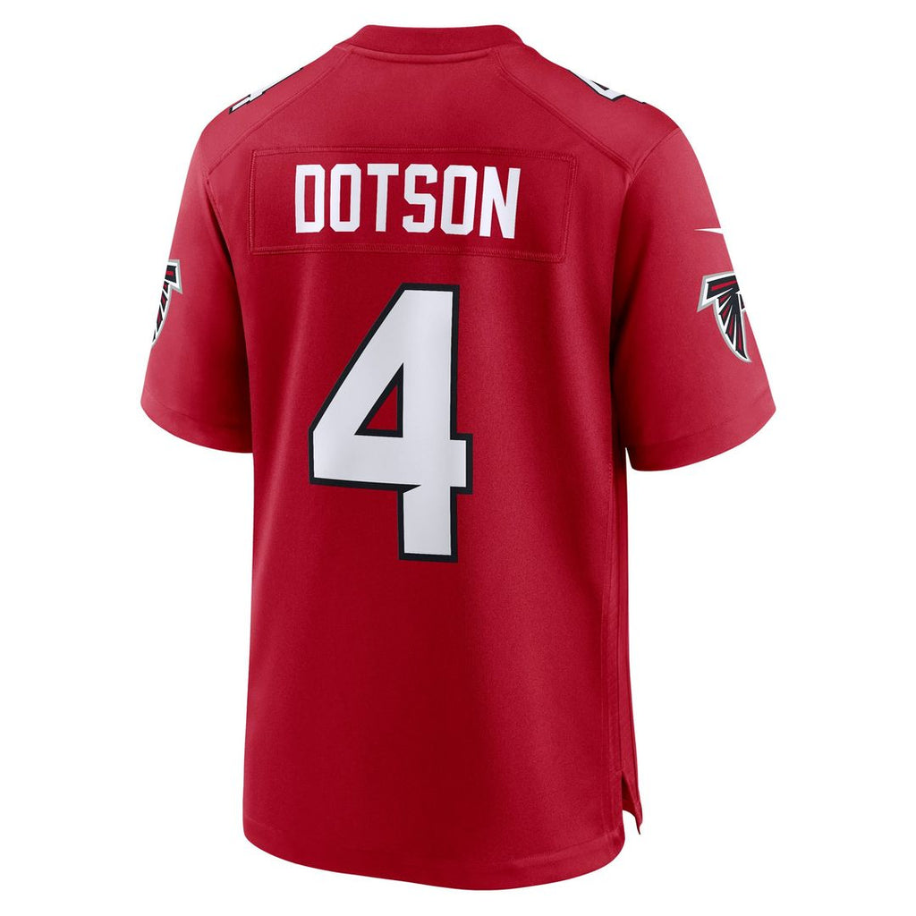 Jahan Dotson Atlanta Falcons Red Team Game Jersey