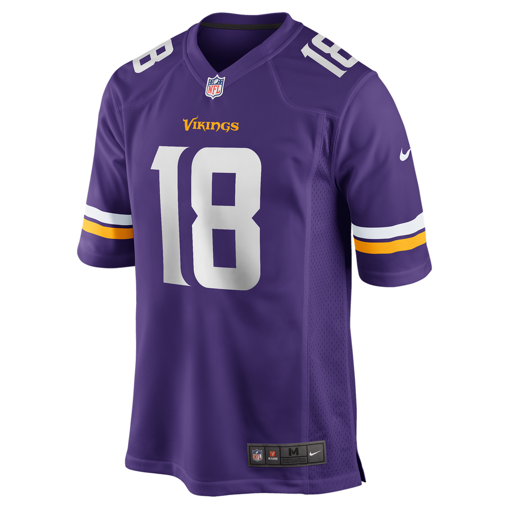 Justin Jefferson Minnesota Vikings Purple Player Game Jersey