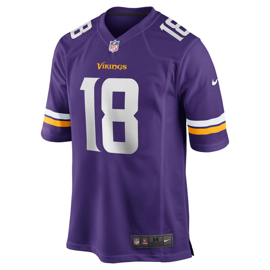Justin Jefferson Minnesota Vikings Purple Player Game Jersey