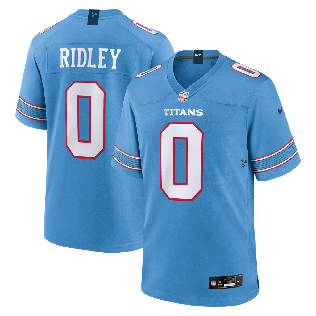 Calvin Ridley Tennessee Titans Light Blue Game Jersey