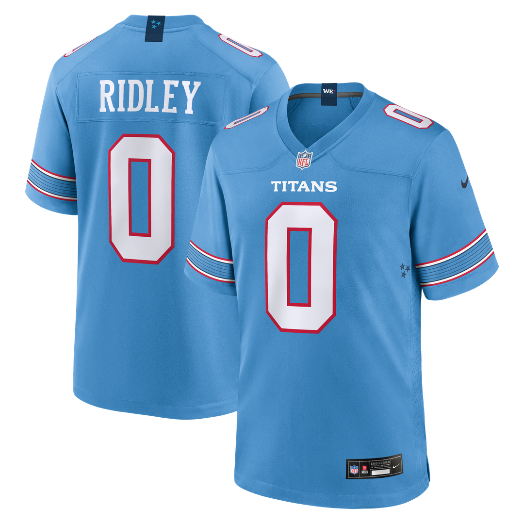 Calvin Ridley Tennessee Titans Light Blue Game Jersey
