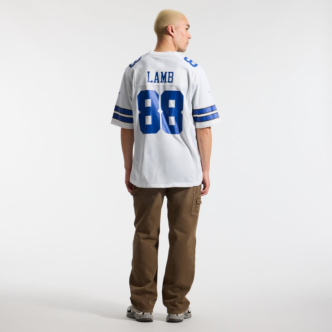 CeeDee Lamb Dallas Cowboys White Game Team Jersey