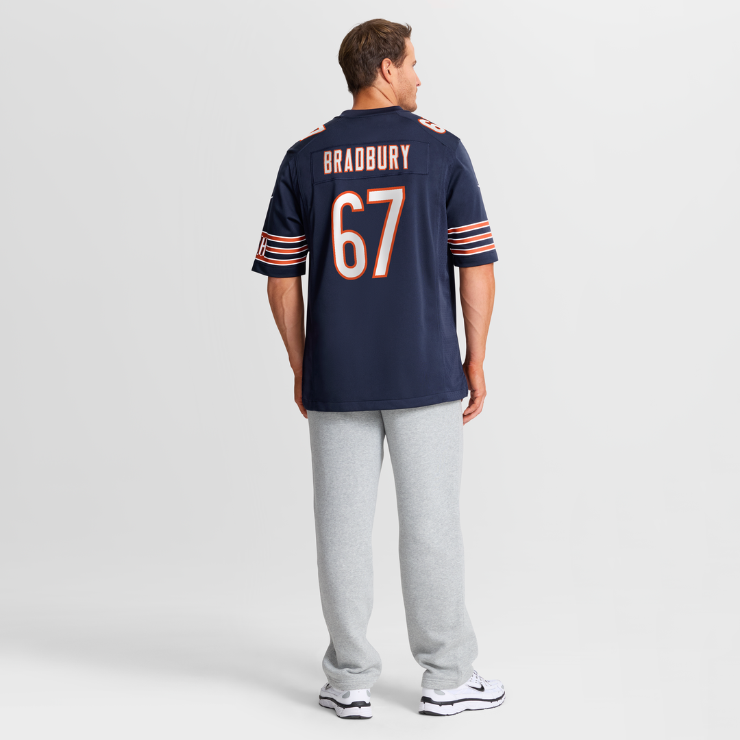 Garrett Bradbury Chicago Bears Navy Team Game Jersey