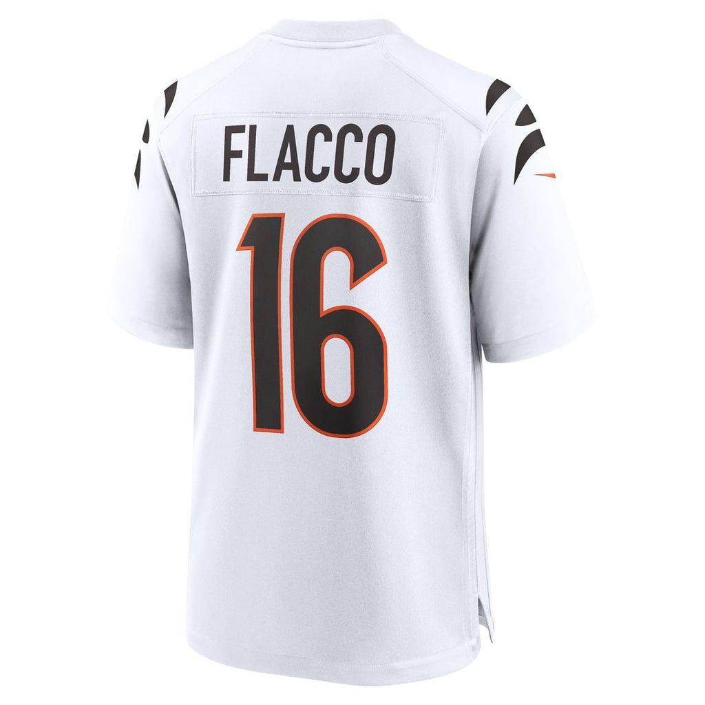 Joe Flacco Cincinnati Bengals White Game Jersey