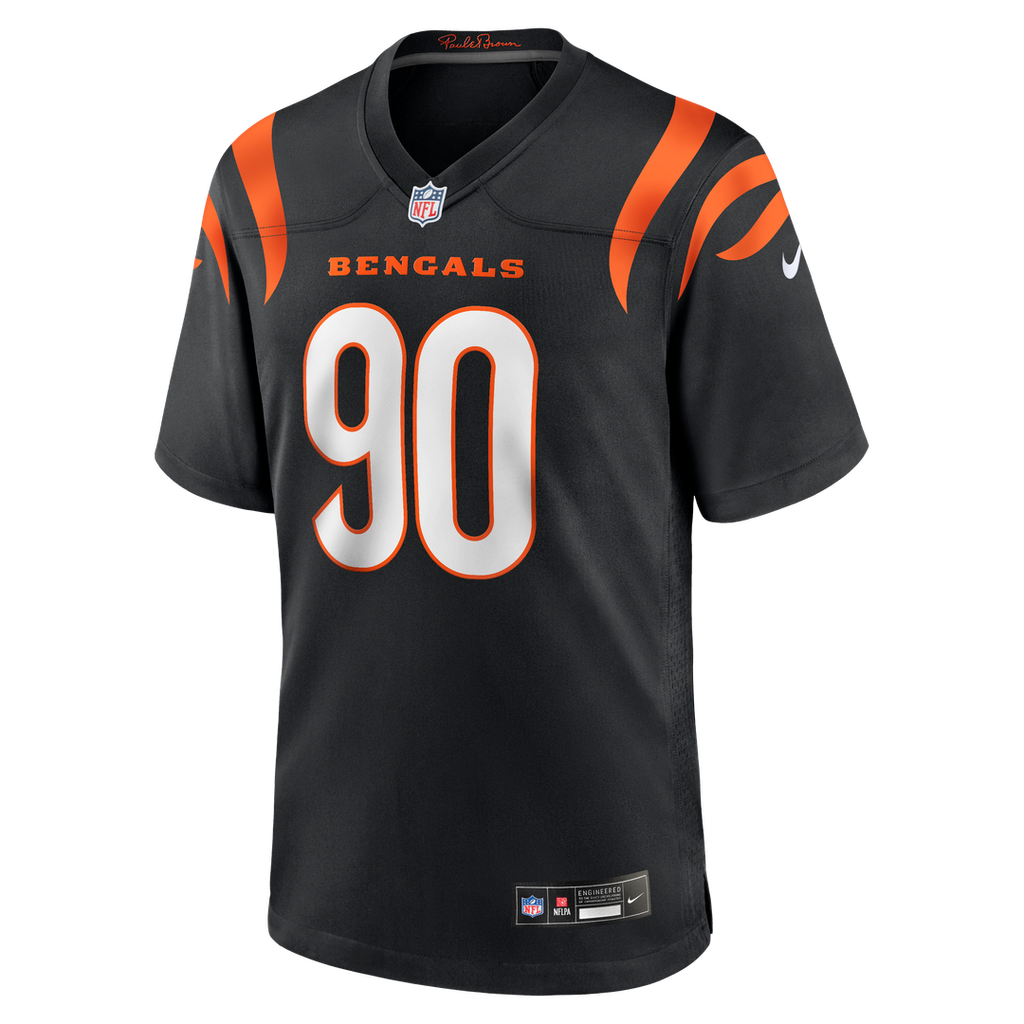 Owen Carney Cincinnati Bengals Black Home Game Player Jersey
