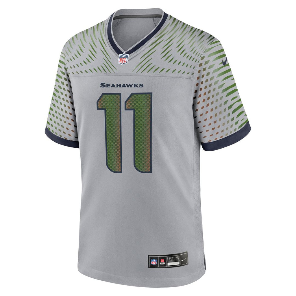 Jaxon Smith-Njigba Seattle Seahawks Gray Rivalries Collection Game Jersey