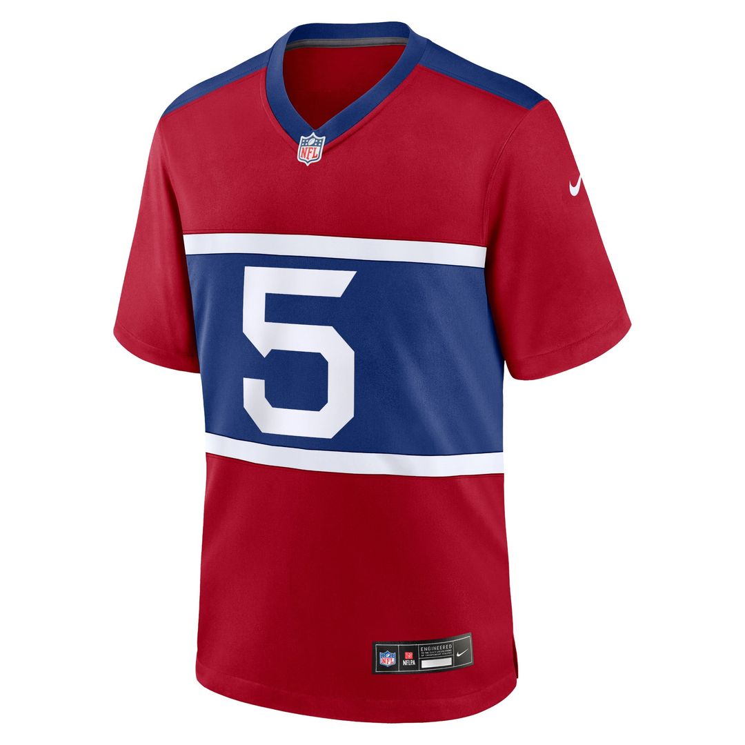 Kayvon Thibodeaux New York Giants Century Red Alternate Player Game Jersey