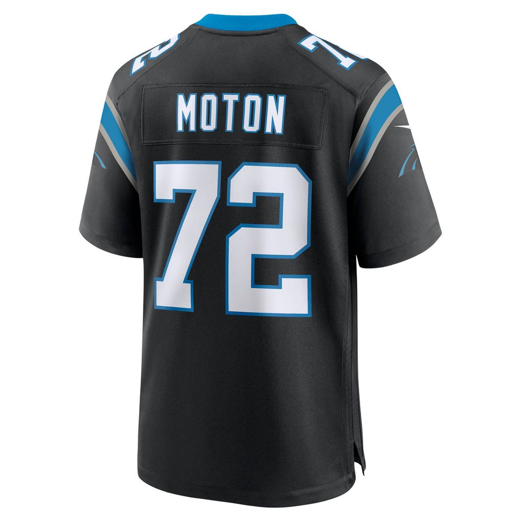 Taylor Moton Carolina Panthers Black Team Game Jersey