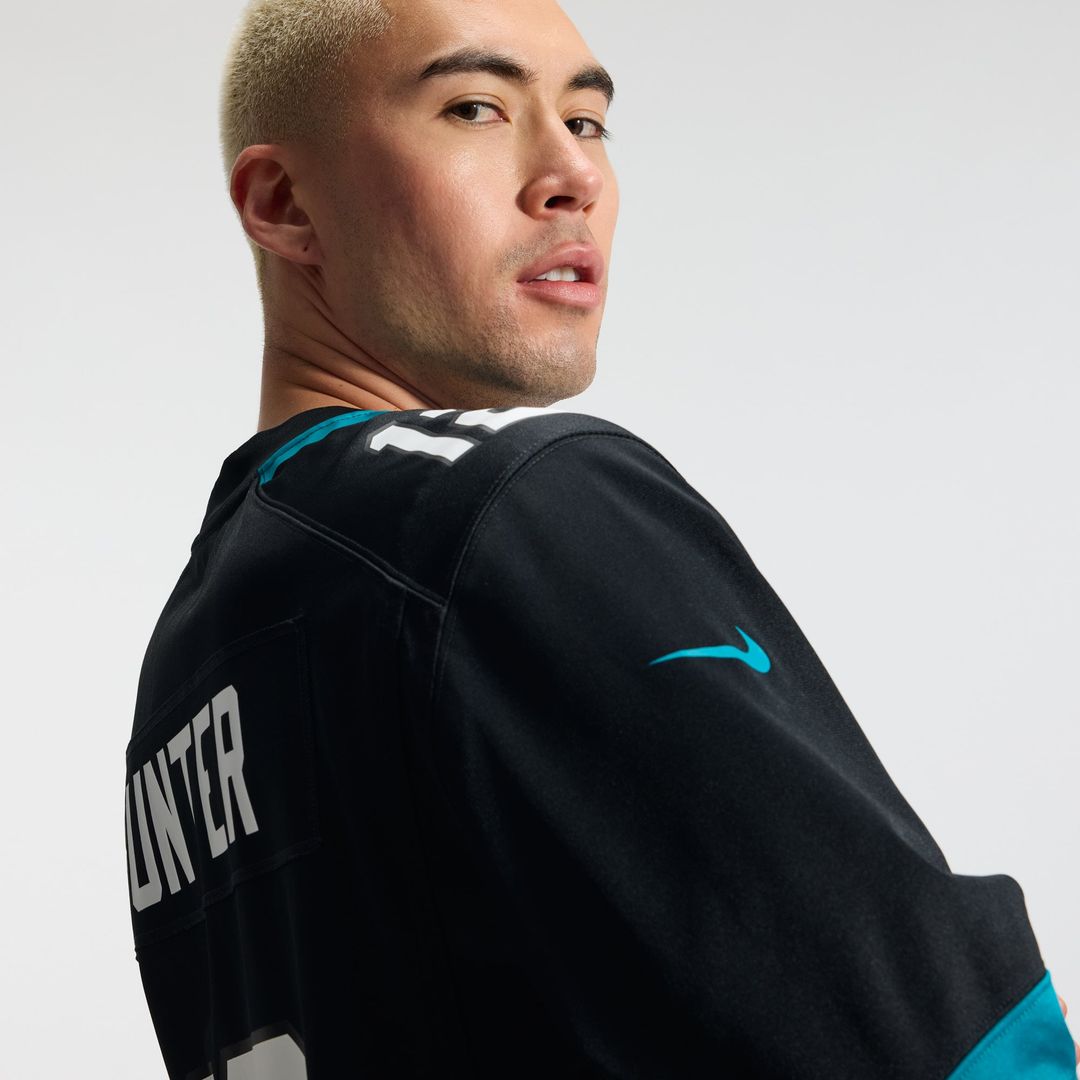 Travis Hunter Jacksonville Jaguars Teal Team Game Jersey
