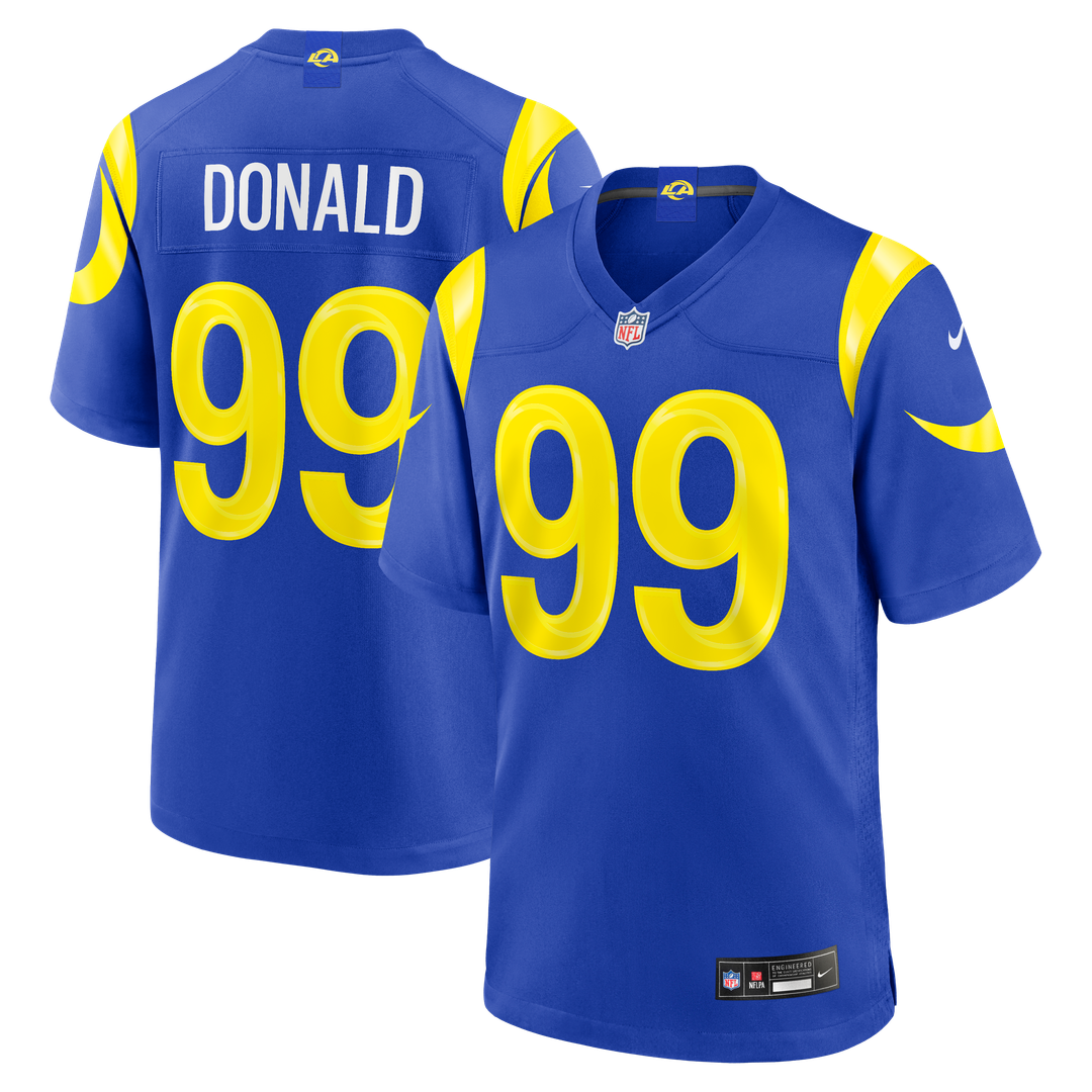 Aaron Donald Los Angeles Rams White Game Jersey
