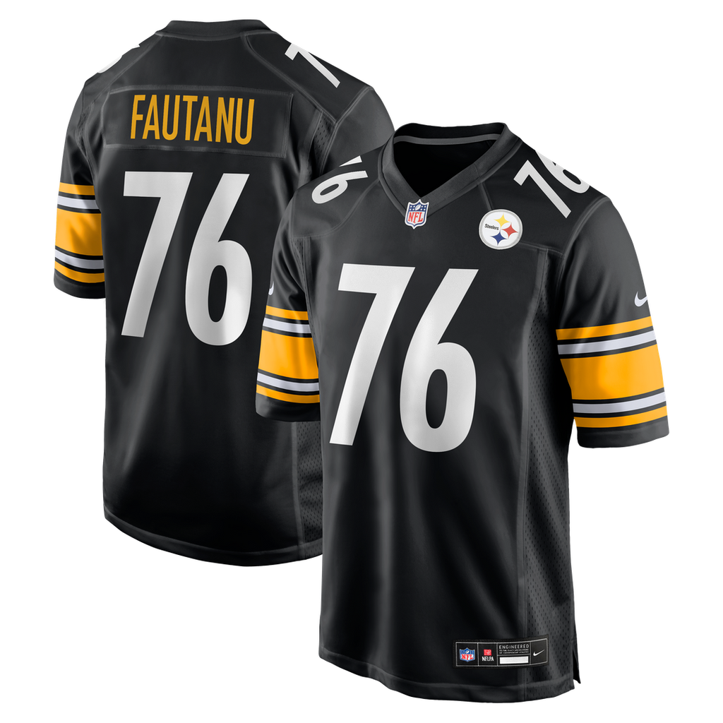 Troy Fautanu Pittsburgh Steelers Black Player Game Jersey