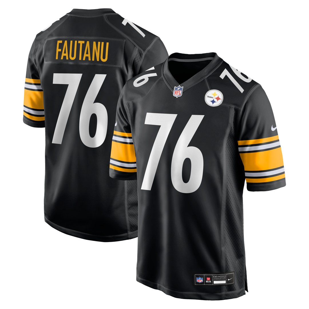 Troy Fautanu Pittsburgh Steelers Black Player Game Jersey