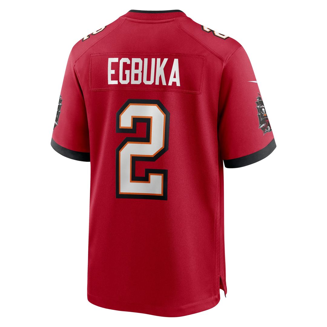 Emeka Egbuka Tampa Bay Buccaneers Red Team Game Jersey