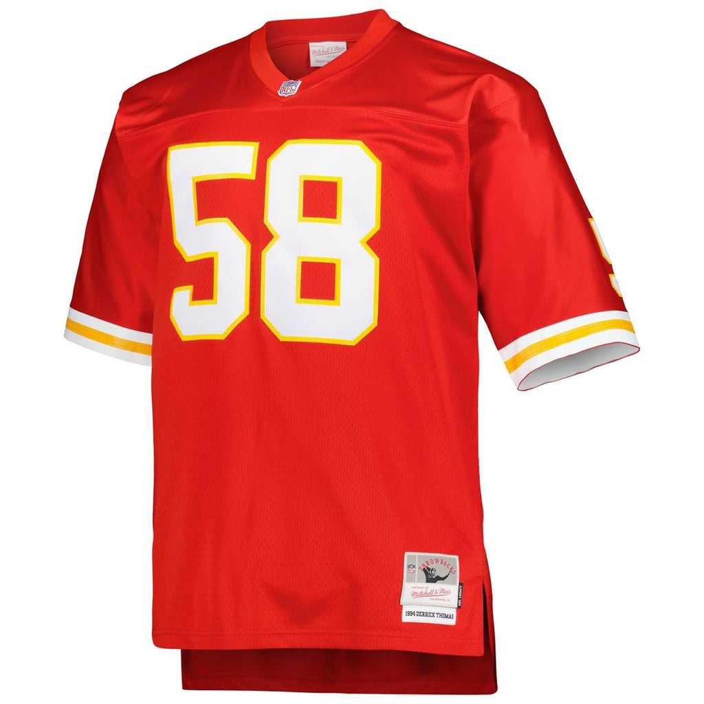 Derrick Thomas Kansas City Chiefs Red Big & Tall 1994 Retired Player Replica Jersey