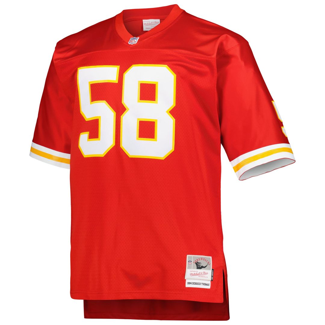 Derrick Thomas Kansas City Chiefs Red Big & Tall 1994 Retired Player Replica Jersey