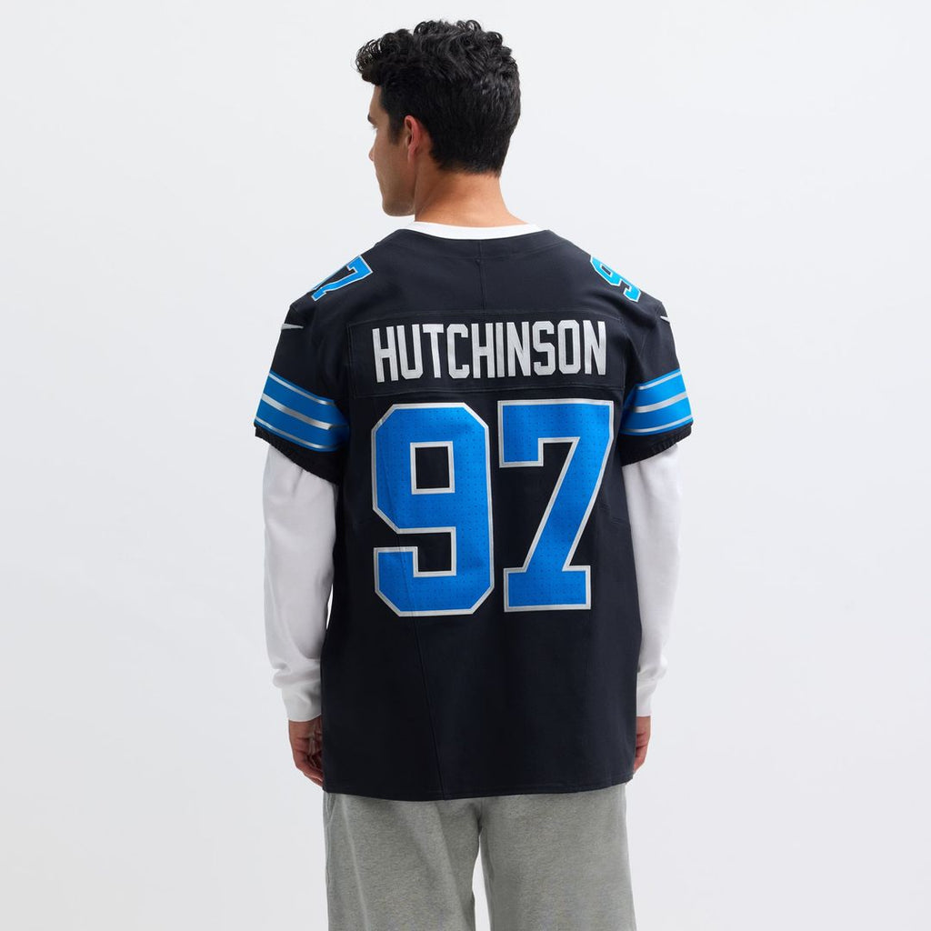 Aidan Hutchinson Detroit Lions Black Alternate Vapor F.U.S.E. Elite Jersey