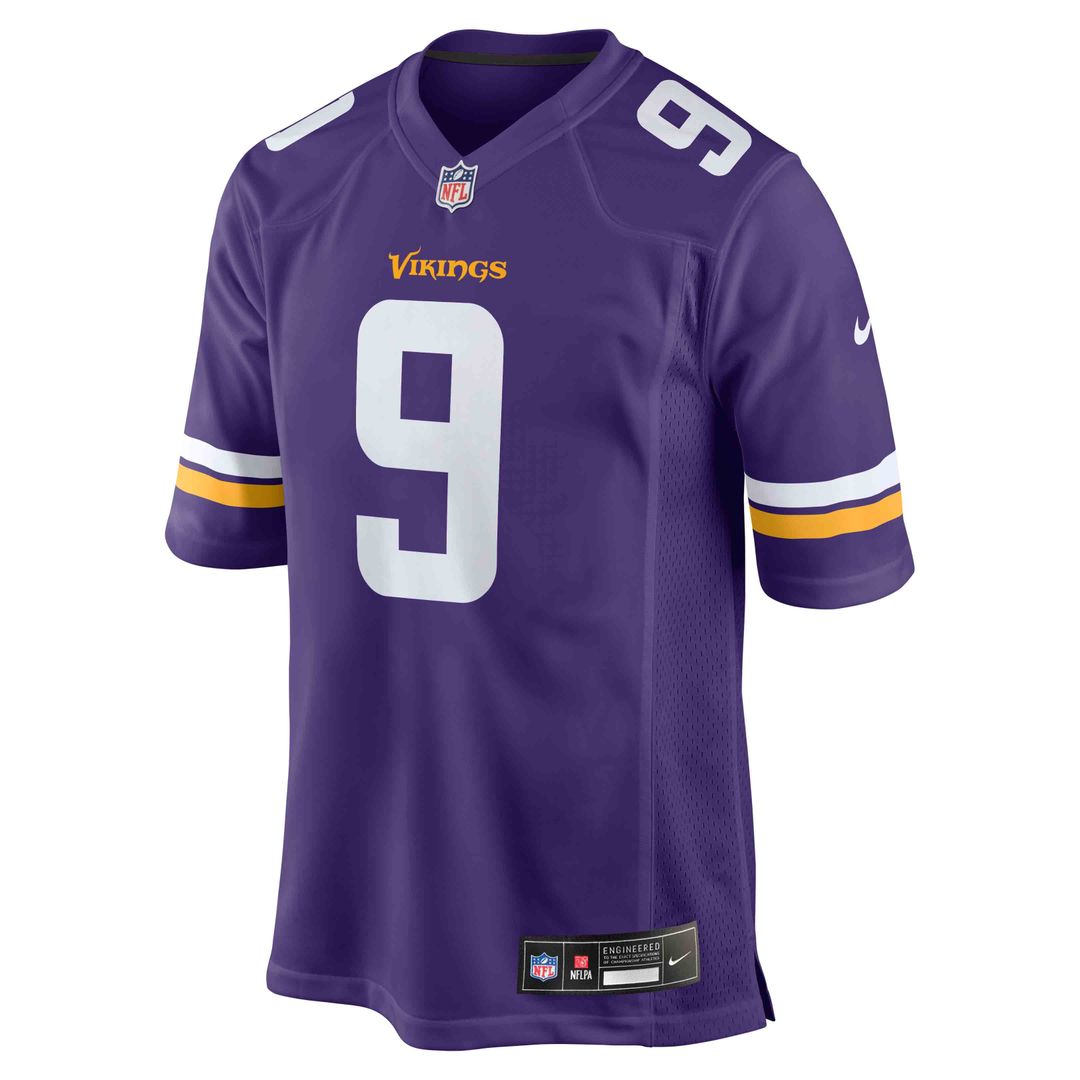 J.J. McCarthy Minnesota Vikings Purple Player Game Jersey