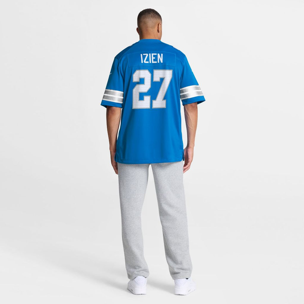 Christian Izien Detroit Lions Blue Team Game Jersey