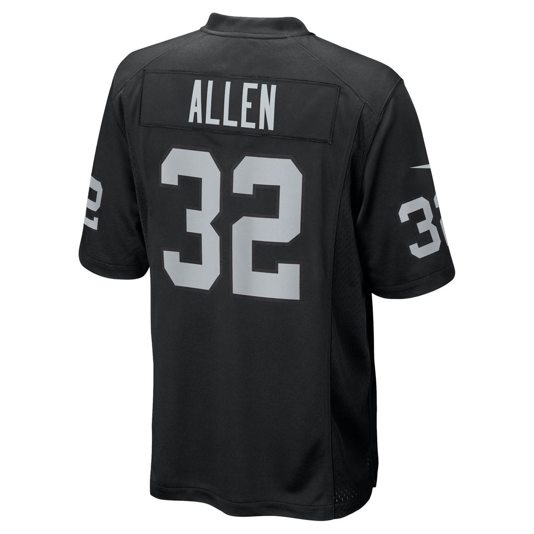 Marcus Allen Las Vegas Raiders Black Game Retired Player Jersey