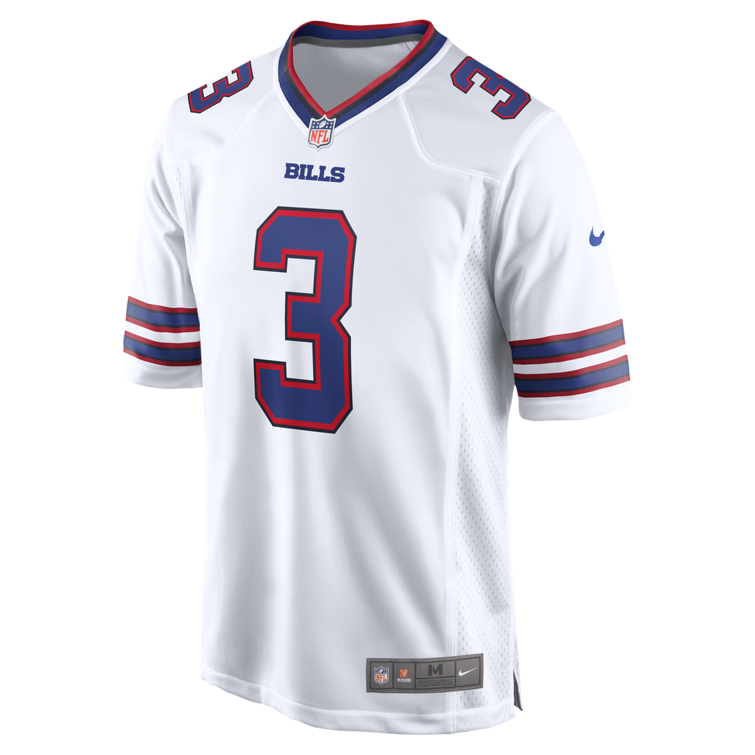 Damar Hamlin Buffalo Bills White Game Jersey