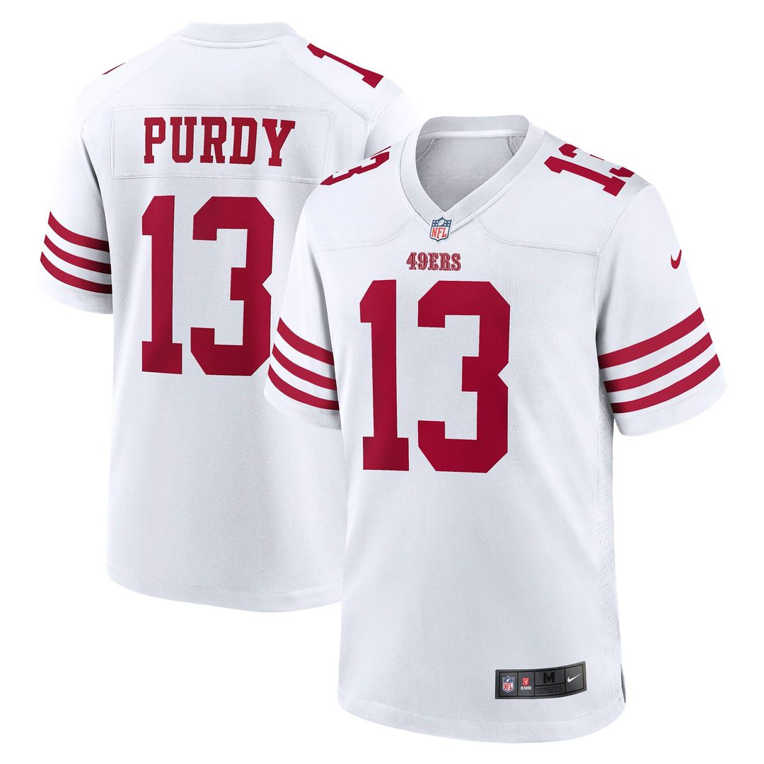 Brock Purdy San Francisco 49ers White Game Player Jersey