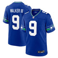 Kenneth Walker III Seattle Seahawks Royal Throwback Player Game Jersey