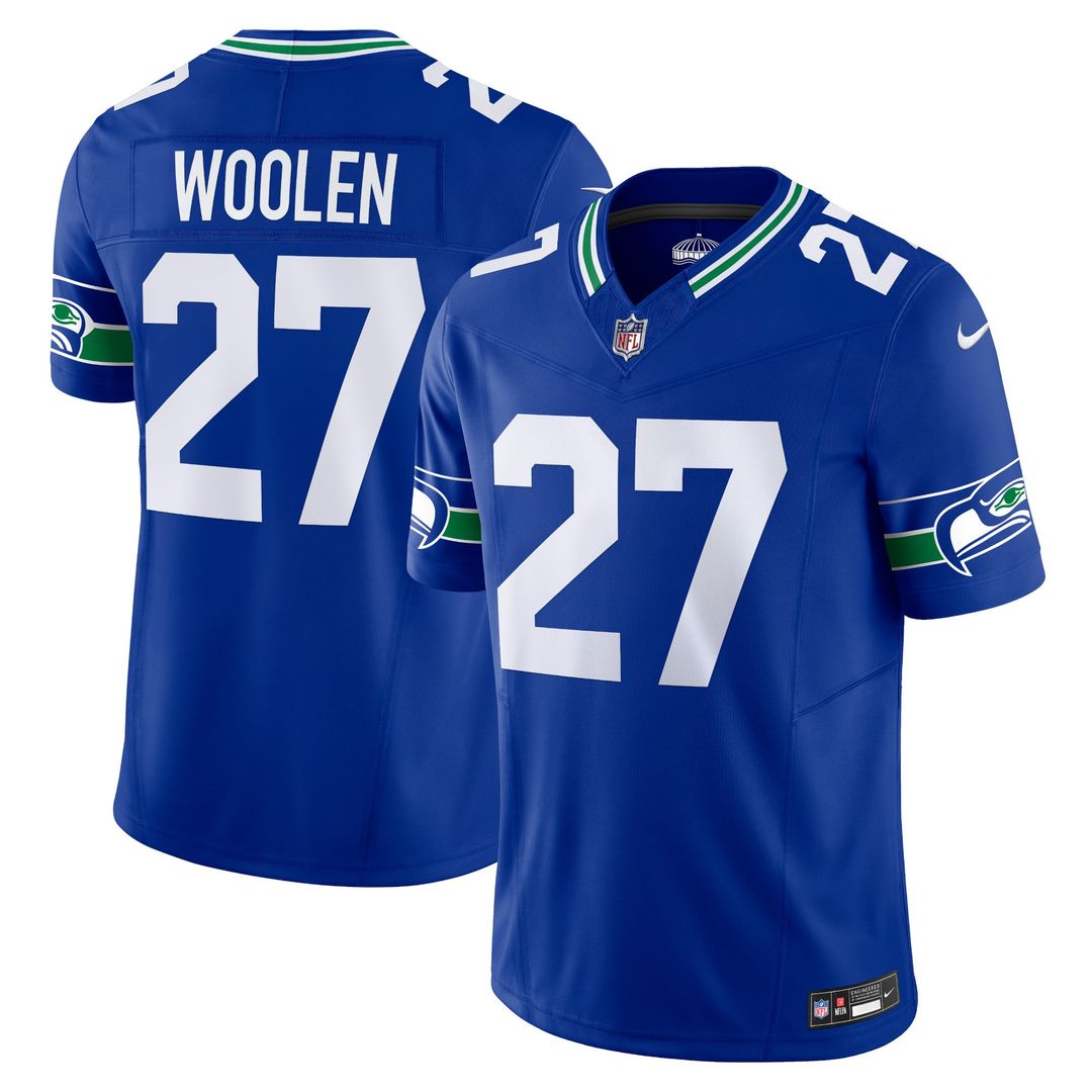 Tariq Woolen Seattle Seahawks Royal Alternate Vapor F.U.S.E. Limited Jersey
