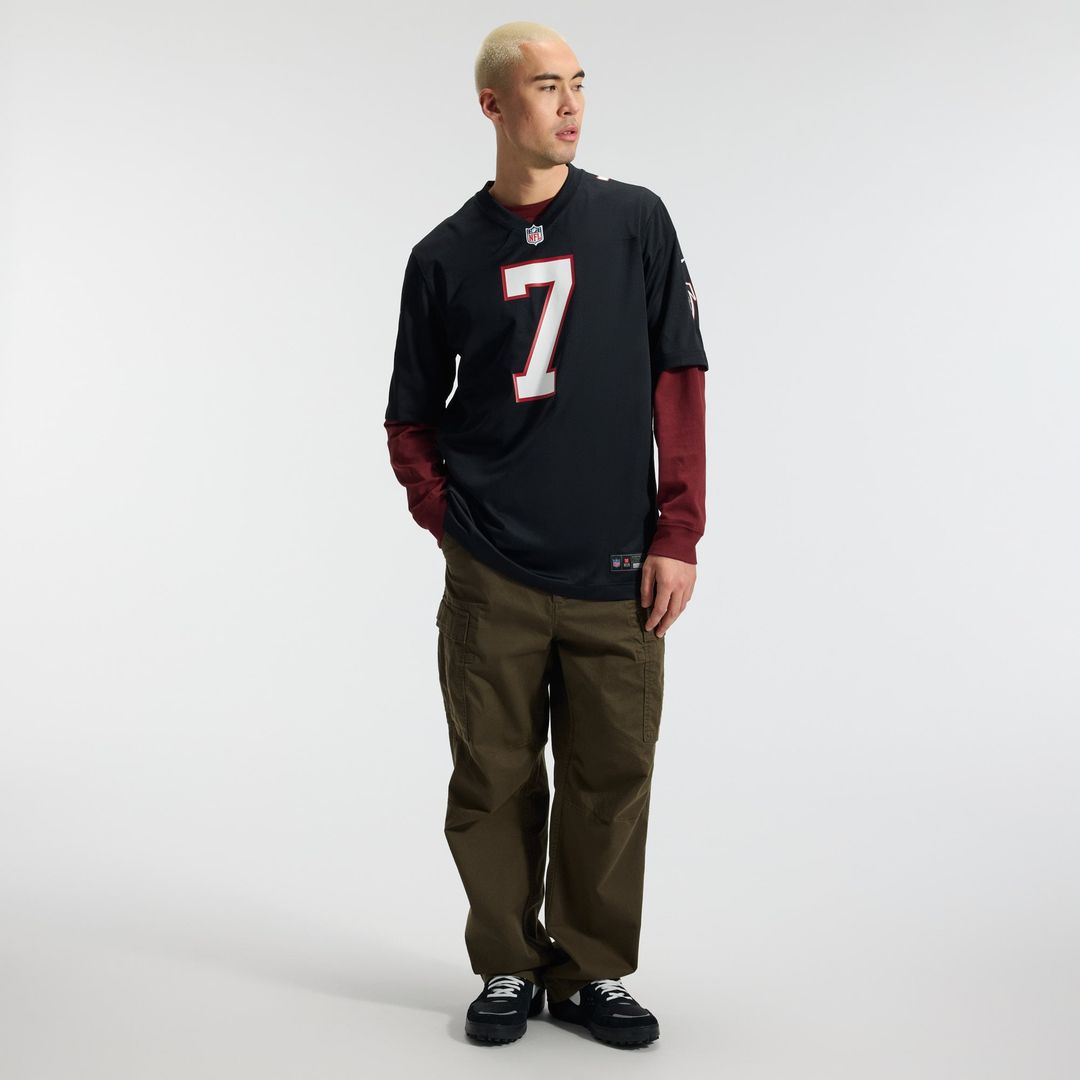 Bijan Robinson Atlanta Falcons Black Throwback Game Jersey