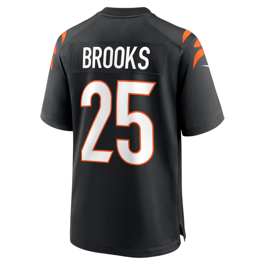 Tahj Brooks Cincinnati Bengals Black Team Game Jersey