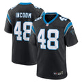 Thomas Incoom Carolina Panthers Black Team Game Jersey