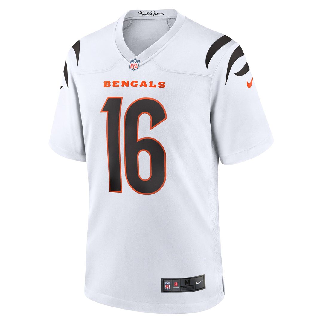 Joe Flacco Cincinnati Bengals White Game Jersey