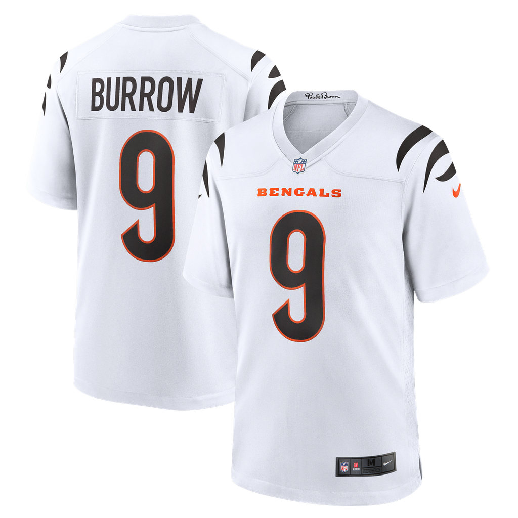 Joe Burrow Cincinnati Bengals White Game Jersey