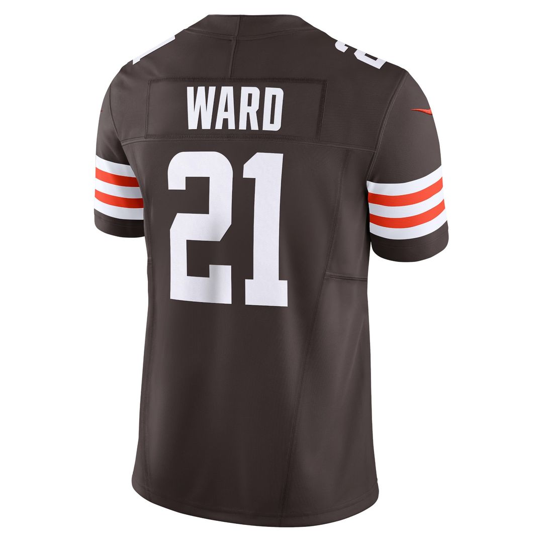 Denzel Ward Cleveland Browns Brown Vapor F.U.S.E. Limited Jersey