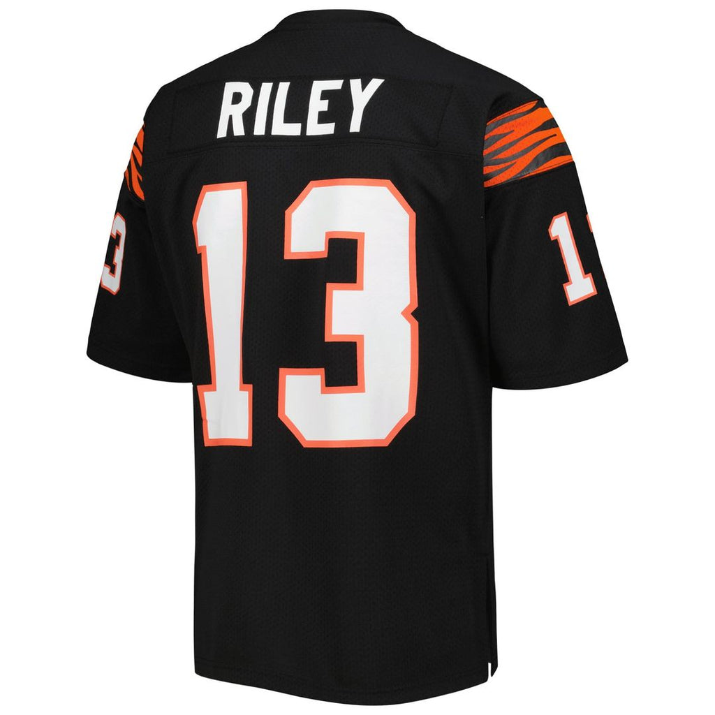 Ken Riley Cincinnati Bengals 1981 Black Authentic Throwback Retired Player Jersey