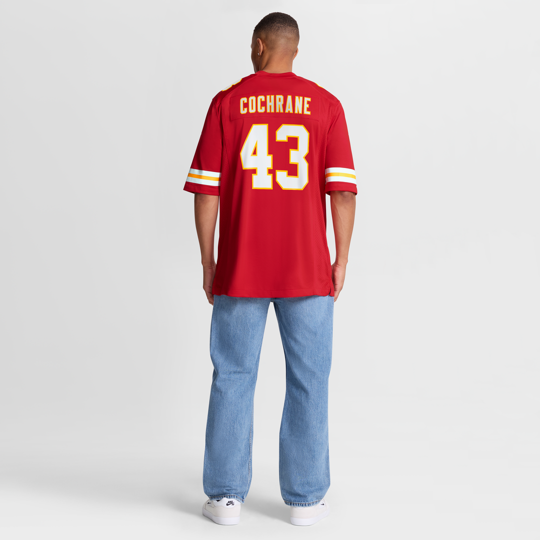 Jack Cochrane Kansas City Chiefs Red Game Player Jersey