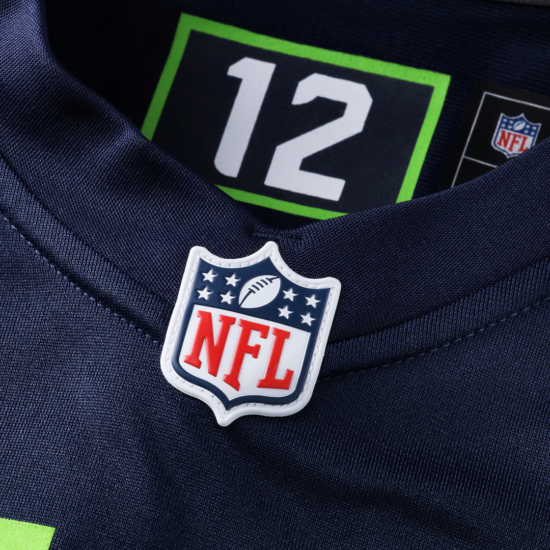 Jalen Milroe Seattle Seahawks College Navy Team Game Jersey