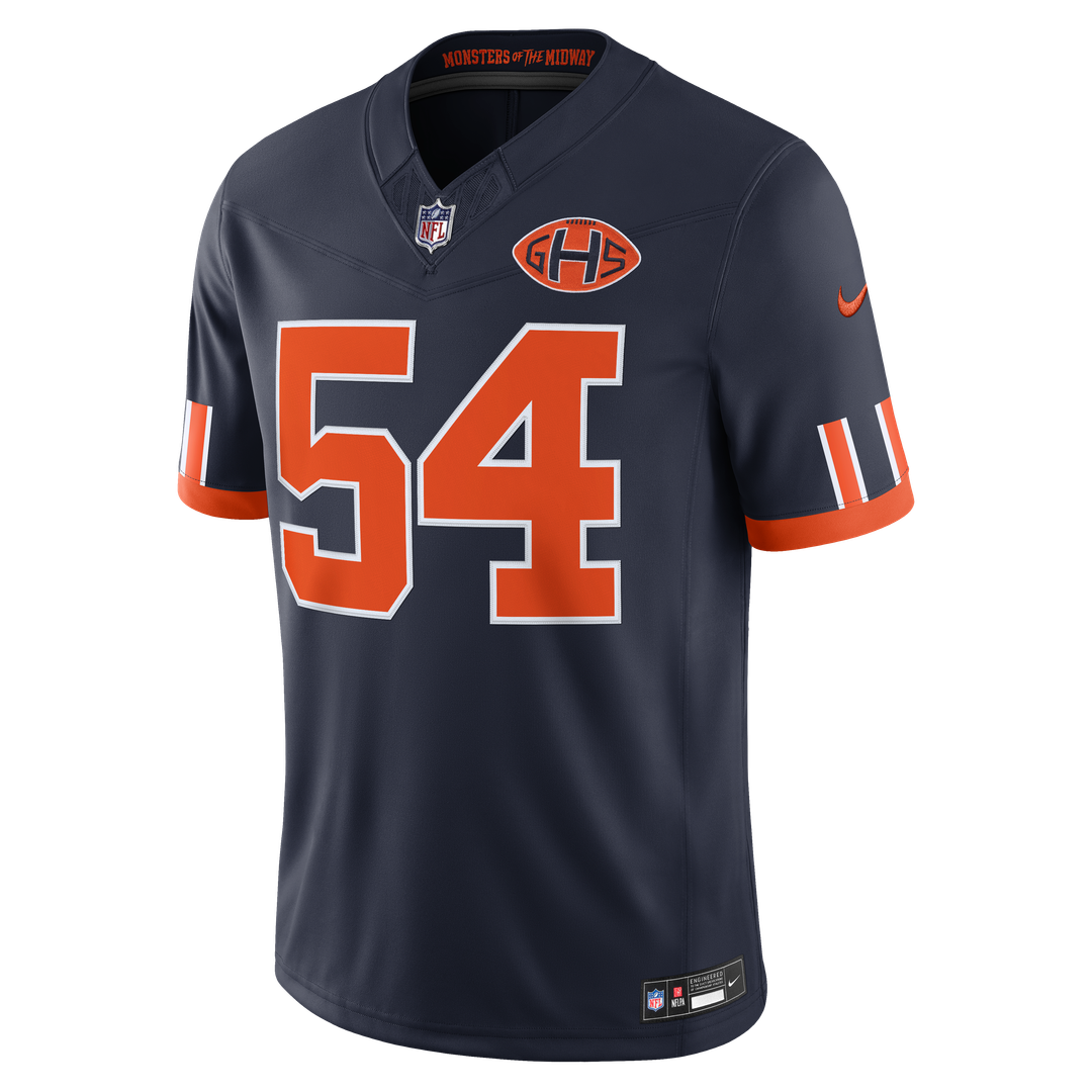 Brian Urlacher Chicago Bears Navy 2026 Rivalries Collection Game Jersey