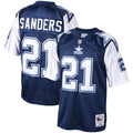 Deion Sanders Dallas Cowboys Navy Big & Tall 1995 Retired Player Replica Jersey